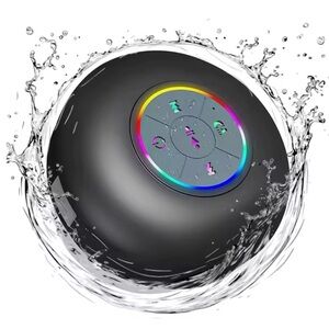 Waterproof Black Bluetooth Speaker